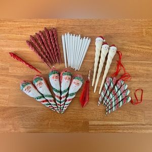 Lot of Vintage Christmas ornaments